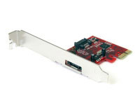 Startech.com Tarjeta Controladora PCI Express SATA de 1 puerto eSATA + 1 puerto SATA de 6 Gbps  (PEXSAT31E1)
